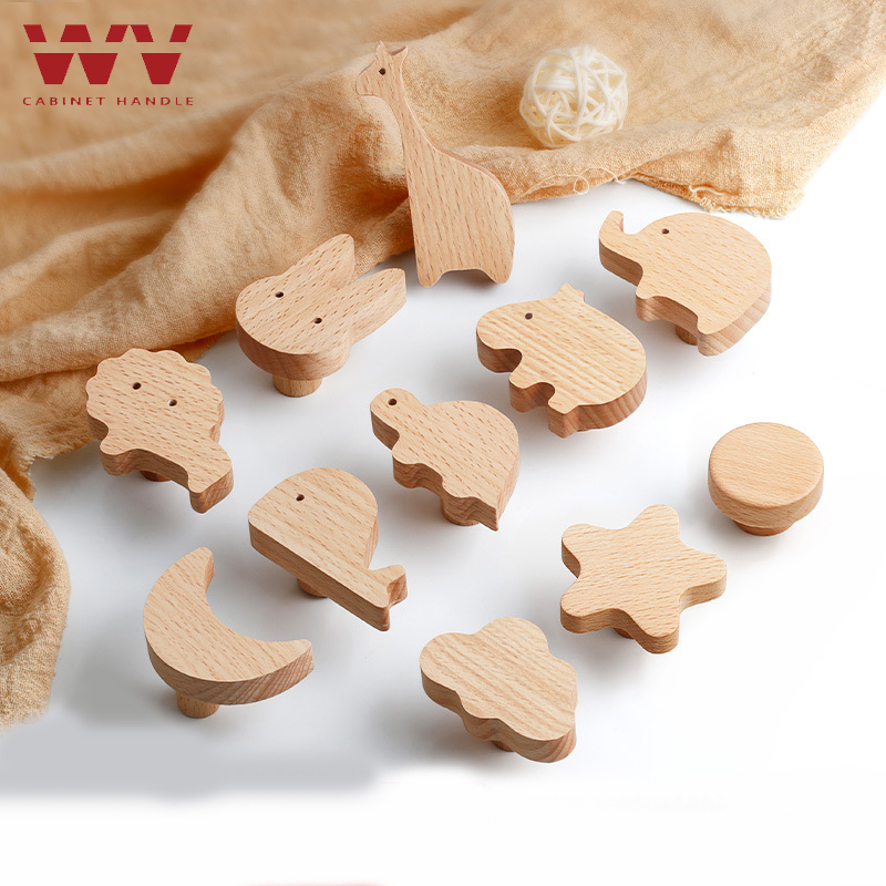 Furniture Hardware Drawer Pulls - WV Foy-Porte en bois animal mignon,