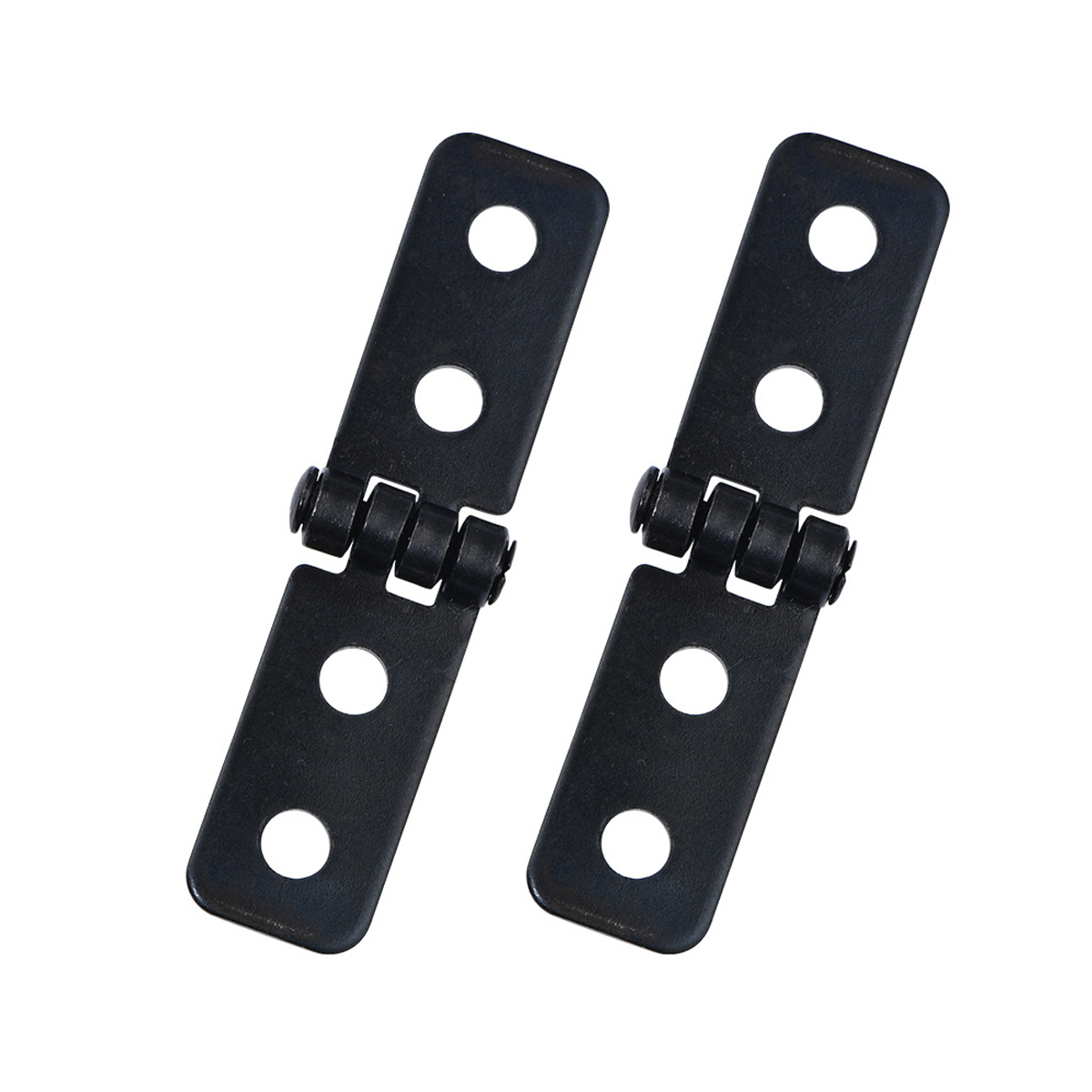 Furniture Hardware Black - Charnière rectangulaire en métal pour porte