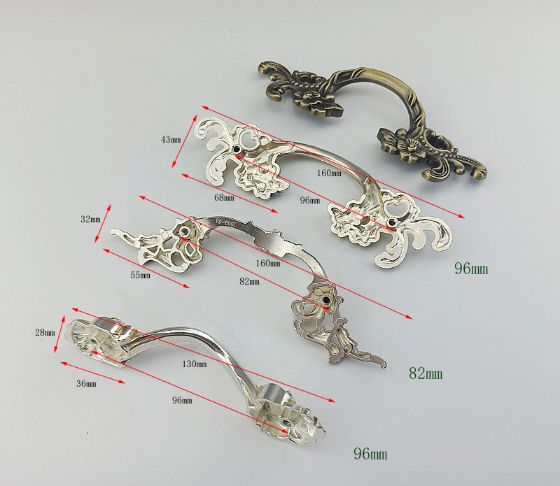 Antique argent classique meubl - Furniture Hardware Drawer Pulls avis et prix