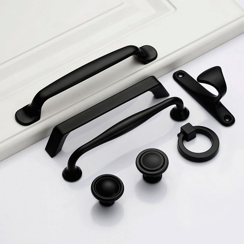 Poignées noires pour boutons d - Furniture Hardware Drawer Pulls avis et prix