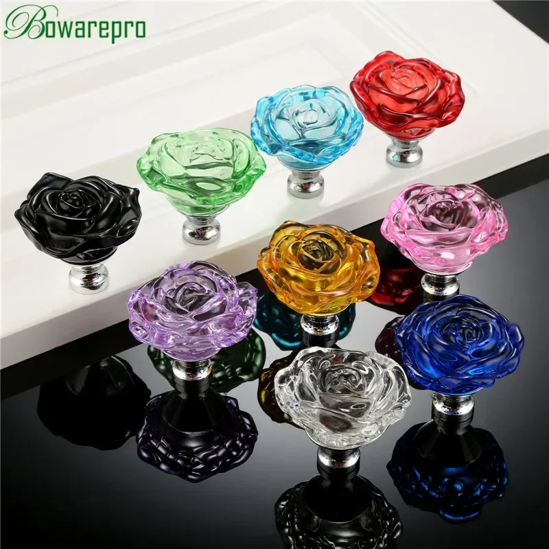 Bowarepro 50MM cristal Rose ve - Furniture Hardware Drawer Pulls avis et prix