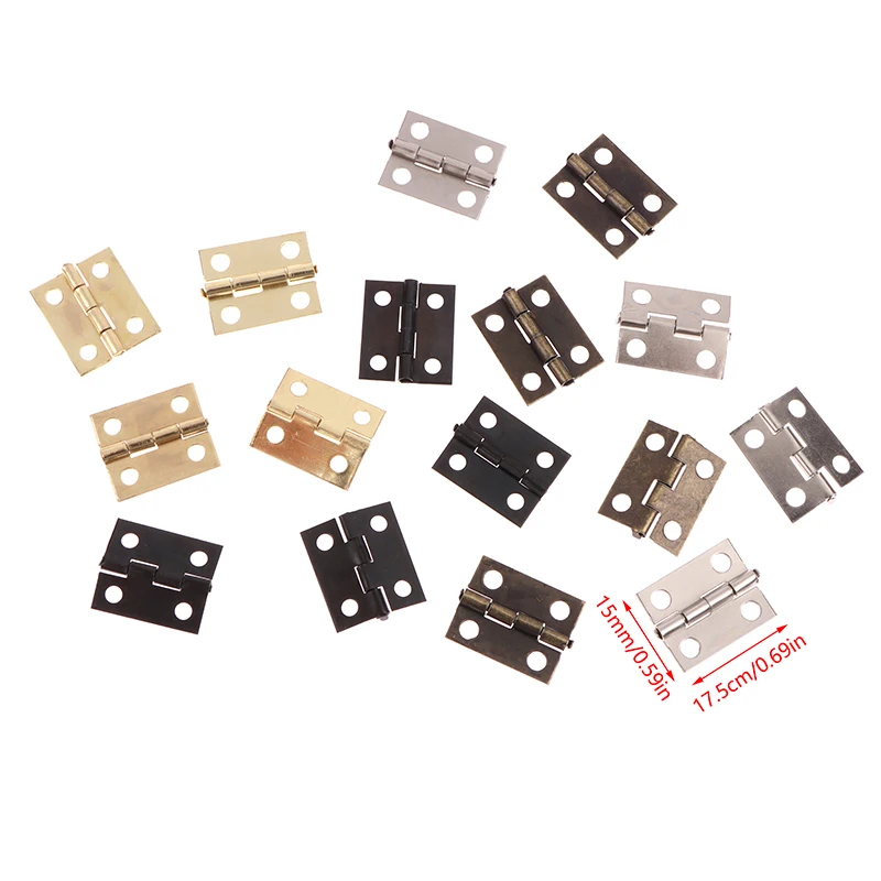 Charnières + 200 vis en fer, o - Furniture Hardware Black avis et prix