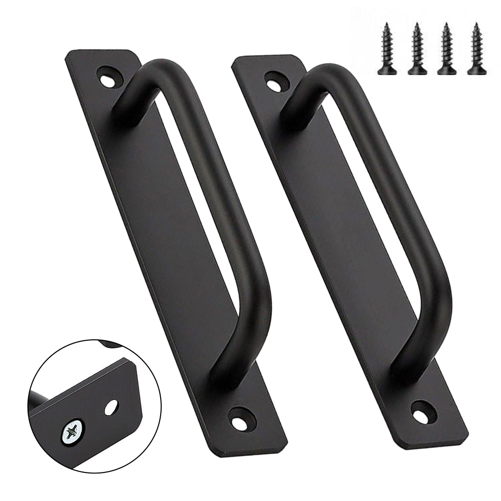2 pièces poignées de porte en  - Furniture Hardware Black avis et prix