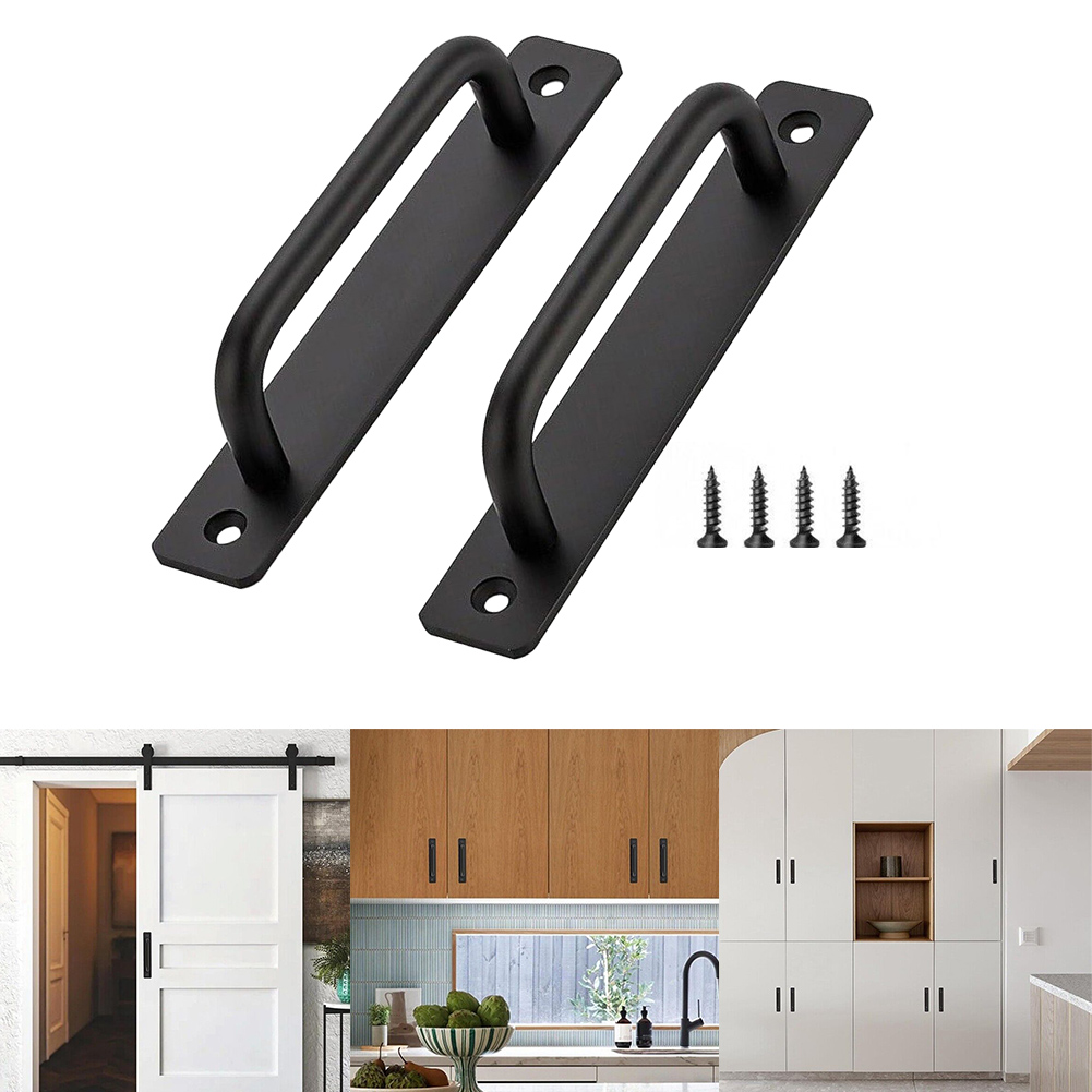 2 pièces poignées de porte en  - Furniture Hardware Black avis et prix
