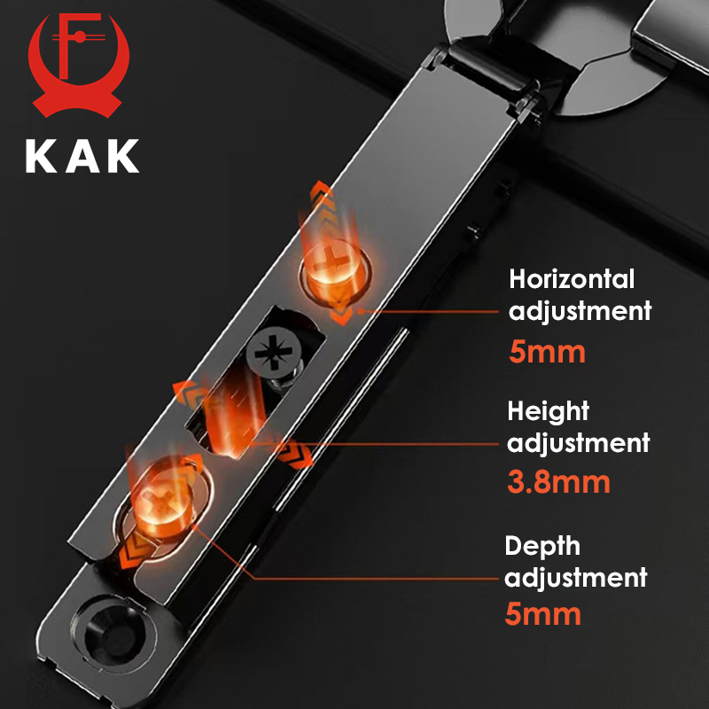 KAK 2 pièces charnières d'armo - Furniture Hardware Black avis et prix